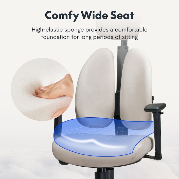 Double seat office chair clearance